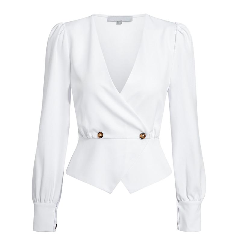 Puffed Sleeve Peplum Blazer in colors