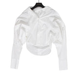 Puffed Sleeve Stripe Shirt in colors-shirt-Primetime-Looks