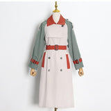 Retro Colorblock Belted Coat-coat-Primetime-Looks