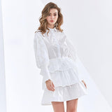 RICA Ruffled Mini Dress in colors