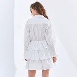 RICA Ruffled Mini Dress in colors