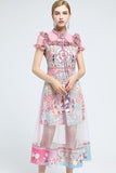 RITZ Dreamy Pink Midi Dress