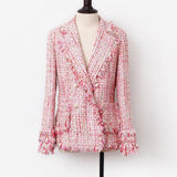 ROCCOLI beaded blazer in pink-blazer-Primetime-Looks