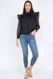 Romantic Bow Tie Blouse in colors