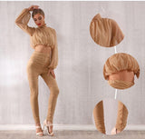 Primetime Looks-Ruched top and pants set