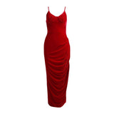 SAMANTHA Rouge Midi Dress