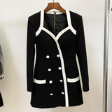 SAVANNAH sweetheart blazer dress in colors