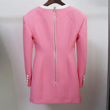 SAVANNAH sweetheart blazer dress in colors