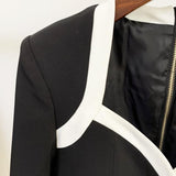 SAVANNAH sweetheart blazer dress in colors