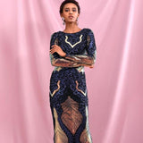 SHOHSANAM stunning sequinned gown