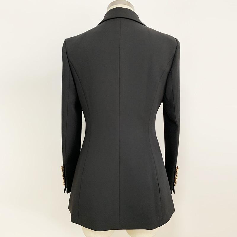 Primetime Looks-Single-breasted black and white blazer