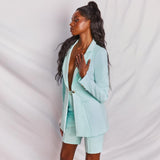 Skinny Shorts and Blazer Set in colors