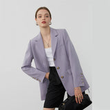 Smart and Chic Blazer in powder blue