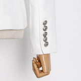 Primetime Looks-Smart Blazer with Embellished Lapel