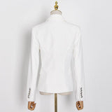 Primetime Looks-Smart Blazer with Embellished Lapel