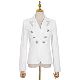 Primetime Looks-Smart Blazer with Embellished Lapel
