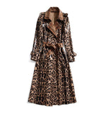 Snakeskin Double Breasted Coat