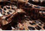 Snakeskin Double Breasted Coat
