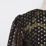 Starry Night Retro Midi Dress in colors