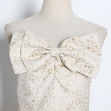 Primetime Looks-STARSY off-shoulder bow playsuit