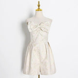 Primetime Looks-STARSY off-shoulder bow playsuit