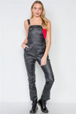 Primetime Looks-Stretchy vegan leather onesie