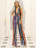 Striking Stripes Party Jumpsuit