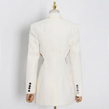 Primetime Looks-Suit blazer with cut-out waist