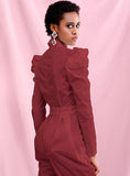 Primetime Looks-Sultry Ruched Jumpsuit