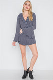 Primetime Looks-Surplice Neck Long Sleeve Romper