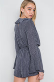 Primetime Looks-Surplice Neck Long Sleeve Romper