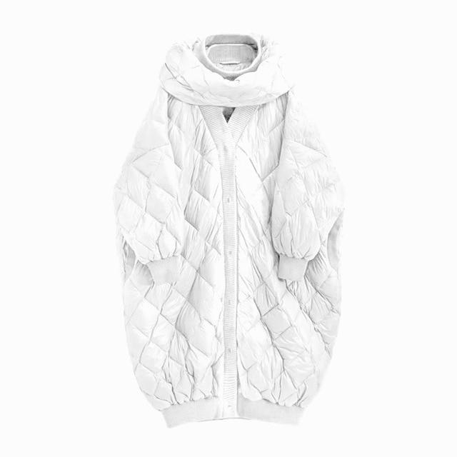 Thick Quilted Coat in colors