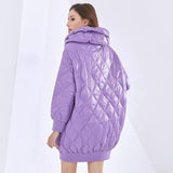 Thick Quilted Coat in colors