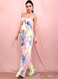 Primetime Looks-Tie-Dye top and high-waist pants set