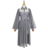 TINA Mini Dress with Detachable Mesh Skirt