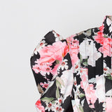 Trendy Floral Long Sleeve Blouse
