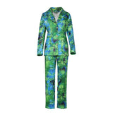 Tropical Print Blazer and Pant Set