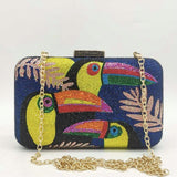 TROPICANA Embellished evening purse