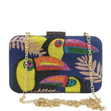 TROPICANA Embellished evening purse