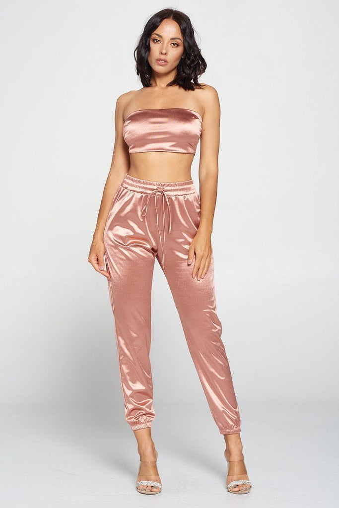 Tube Top & Pant Set in colors