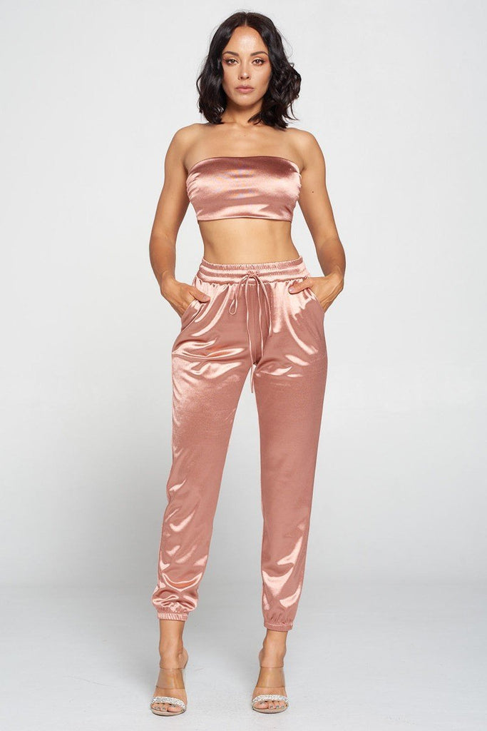 Tube Top & Pant Set in colors