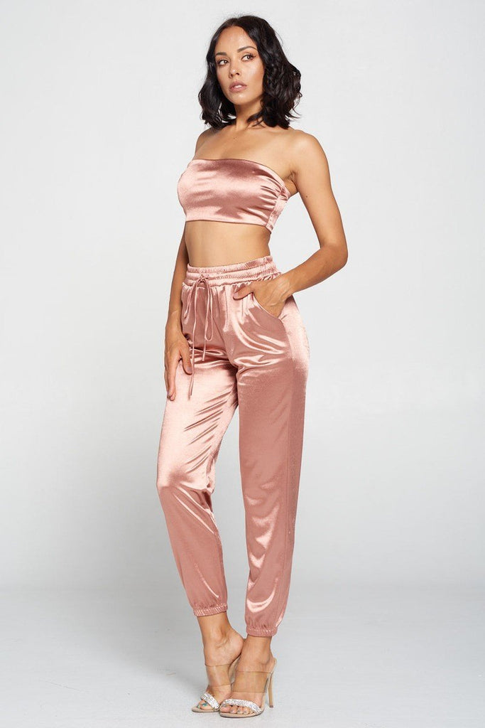 Tube Top & Pant Set in colors