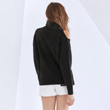 Turtleneck cut-out Loose pullover
