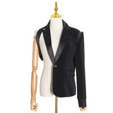 Primetime Looks-VOGUEISH One-sided elegant blazer