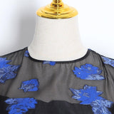 VOILA mesh mini dress