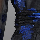 VOILA mesh mini dress