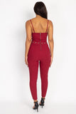 Primetime Looks-Waist Cutout Skinny Jumpsuit