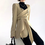Wrap-around Chic Blazer in Colors