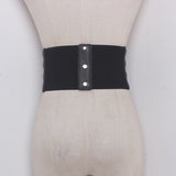 Vegan leather beaded belt