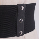 Vegan leather beaded belt